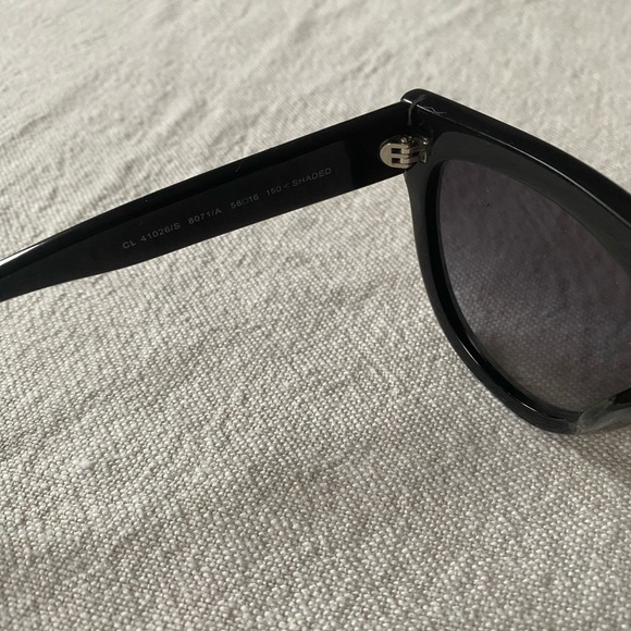 Celine Shadow Sunglasses - Oversize, Black Acetate - Picture 4 of 6